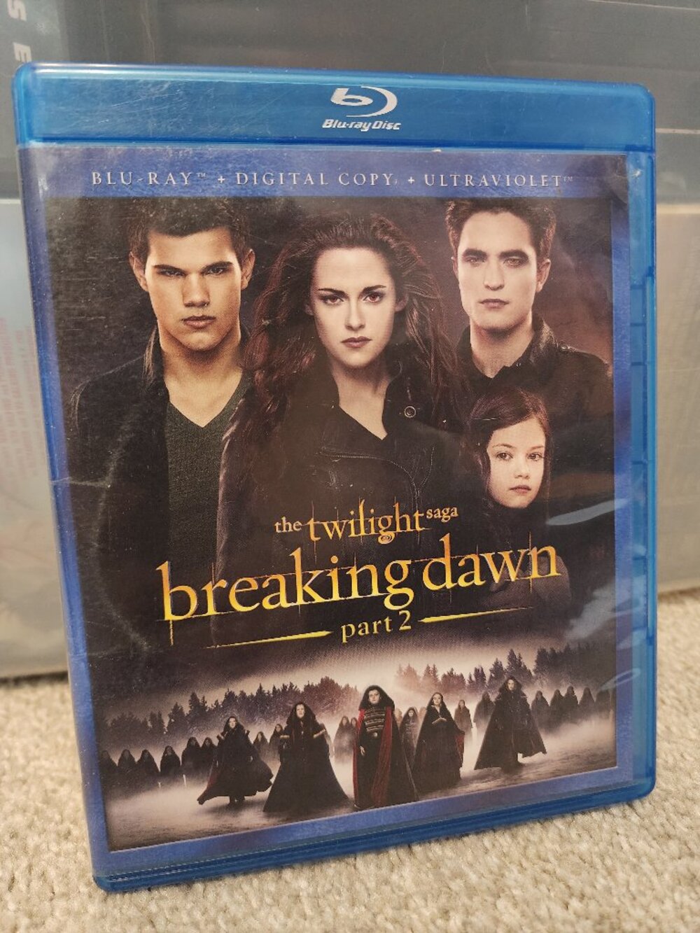 3/$15 The Twilight Saga Breaking Dawn Pt.2 Blue-Ray + Digital Copy - Used
